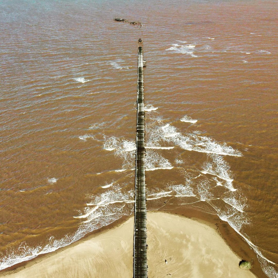Iconic jetty decimated by cyclonic seas